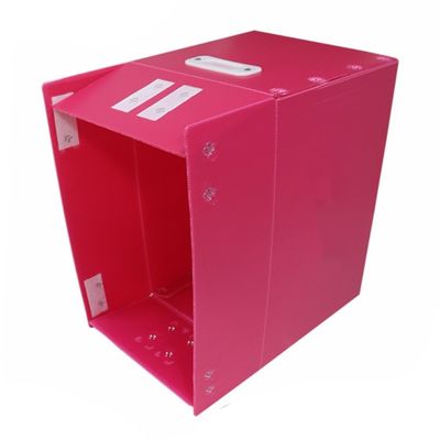 플라스틱 물결 모양 주문 Coroplast 상자 Foldable
