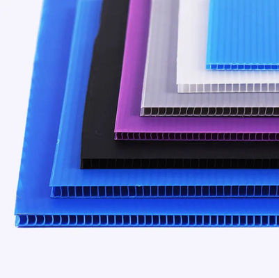 PP 홀 로프 시트 내구성 재활용 가능한 플라스틱 패널 포장 운송 광고 표지판 및 농업 심기 트레이에 이상적입니다